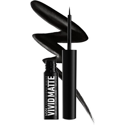 Ультрапигментированная жидкая подводка для глаз Intense Matte Finish Black 01, Nyx Professional Makeup
Ультрапигментированная жидкая подводка для глаз Intense Matte Finish Black 01, Nyx Professional Makeup