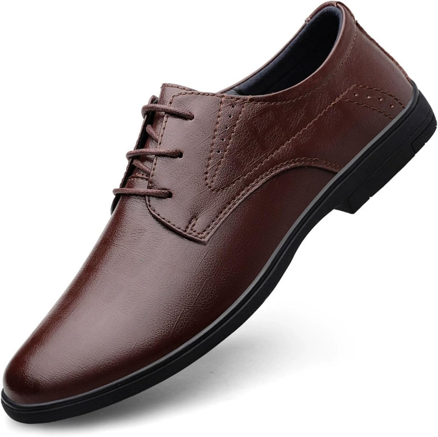 Мужские модные туфли-оксфорды из натуральной кожи на шнуровке с перфорацией, круглым носком и нескользящей подошвой, в современном стиле, для деловых встреч, торжественных мероприятий, выпускных вечеринок Qwuieoin, коричневый
Мужские модные туфли-оксфорды из натуральной кожи на шнуровке с перфорацией, круглым носком и нескользящей подошвой, в современном стиле, для деловых встреч, торжественных мероприятий, выпускных вечеринок Qwuieoin, коричневый