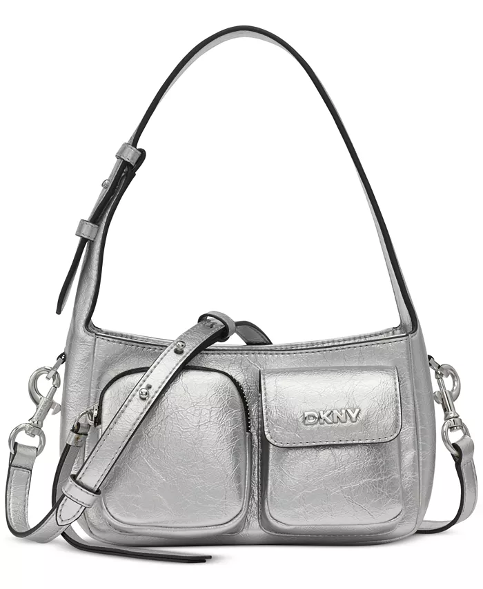 Фредa Маленькая кроссбоди-сумка с несколькими карманами DKNY, серебряный
Фредa Маленькая кроссбоди-сумка с несколькими карманами DKNY, серебряный