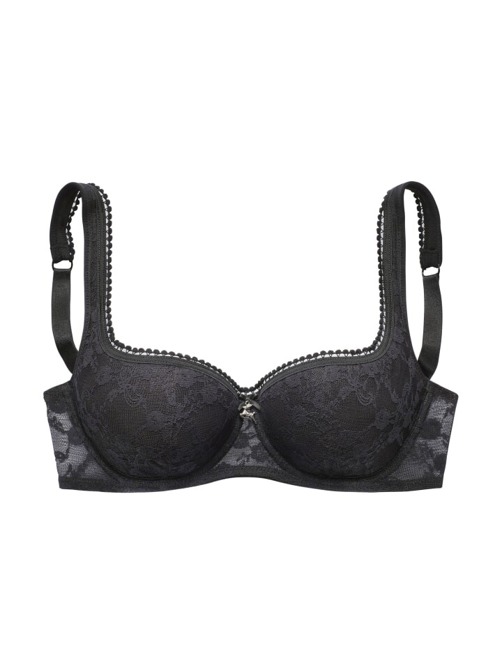 Бюстгальтер на косточках LASCANA, черный
Бюстгальтер на косточках LASCANA, черный