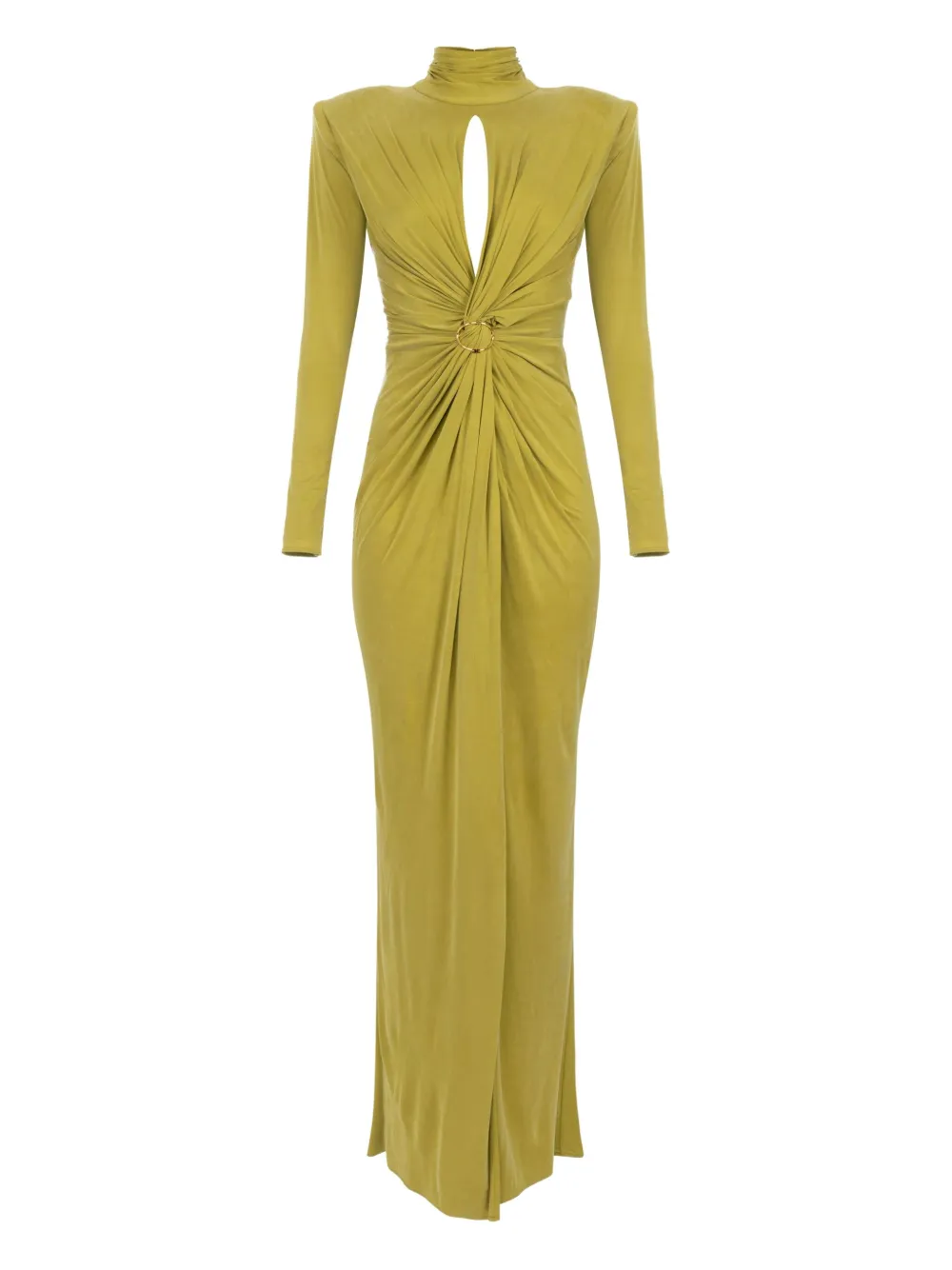 Платье с высоким воротником и драпировкой Elisabetta Franchi, желтый
Платье с высоким воротником и драпировкой Elisabetta Franchi, желтый