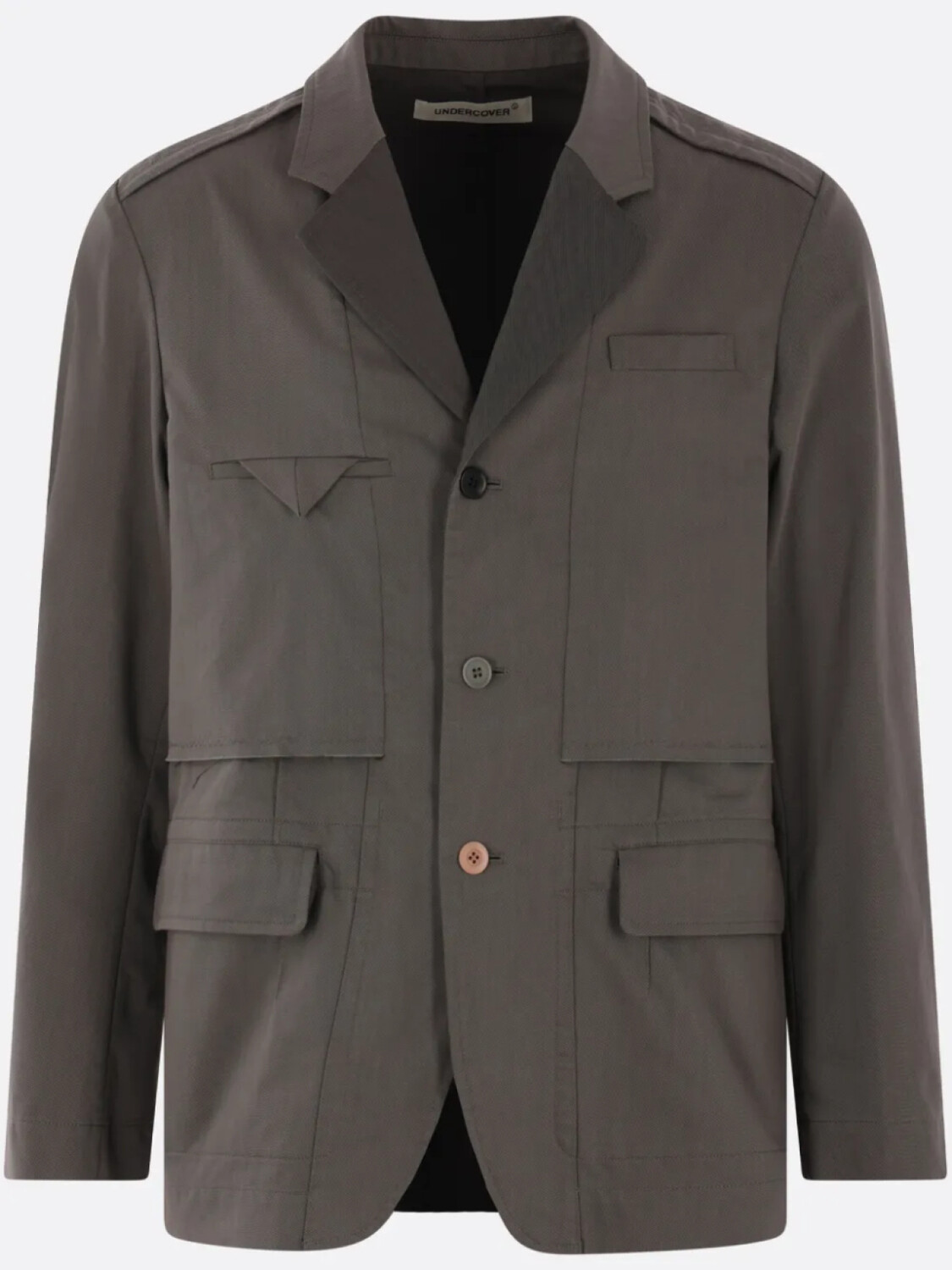 Однобортный пиджак Undercover, серый
Однобортный пиджак Undercover, серый