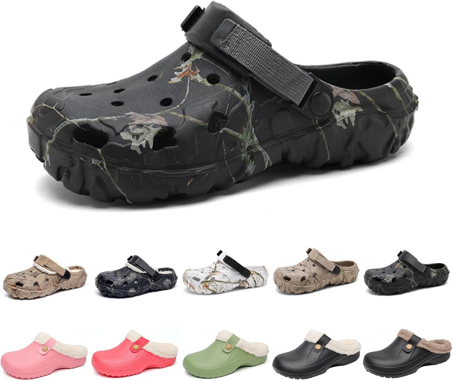 Женские садовые тапочки, мужские садовые сабо камуфляжной расцветки, унисекс мюли, сабо «Броненосец» для повара, удобные сабо, дышащие садовые тапочки с меховой подкладкой, тапочки из пены с эффектом памяти, нескользящие, для дома и улицы Thatri...
Женские садовые тапочки, мужские садовые сабо камуфляжной расцветки, унисекс мюли, сабо «Броненосец» для повара, удобные сабо, дышащие садовые тапочки с меховой подкладкой, тапочки из пены с эффектом памяти, нескользящие, для дома и улицы Thatri...