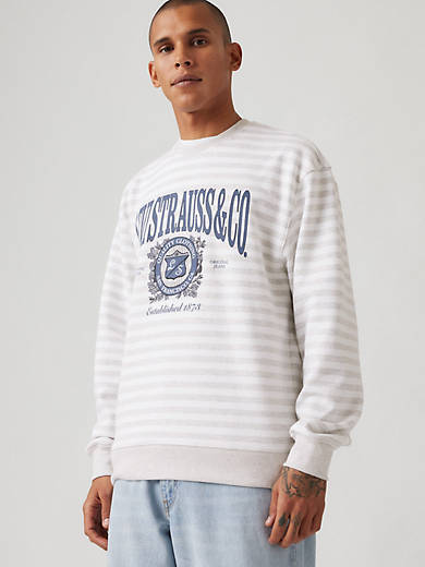 Свободная толстовка с круглым вырезом и графическим принтом Levi's, цвет Bright White Stripe - Grey
Свободная толстовка с круглым вырезом и графическим принтом Levi's, цвет Bright White Stripe - Grey