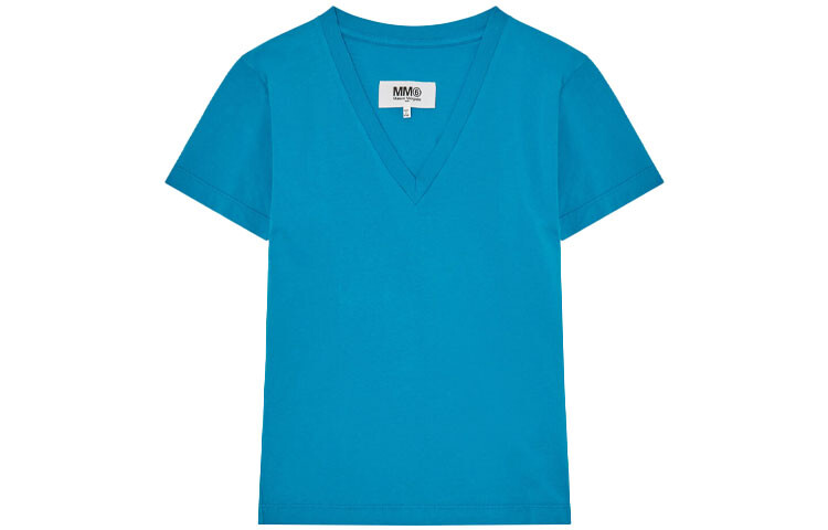 Футболка женская синяя Mm6 Maison Margiela
Футболка женская синяя Mm6 Maison Margiela