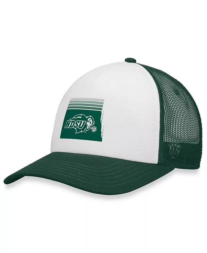 Мужская бело-зеленая кепка NDSU Bison Tone Down Trucker Snapback Top Of The World
Мужская бело-зеленая кепка NDSU Bison Tone Down Trucker Snapback Top Of The World
