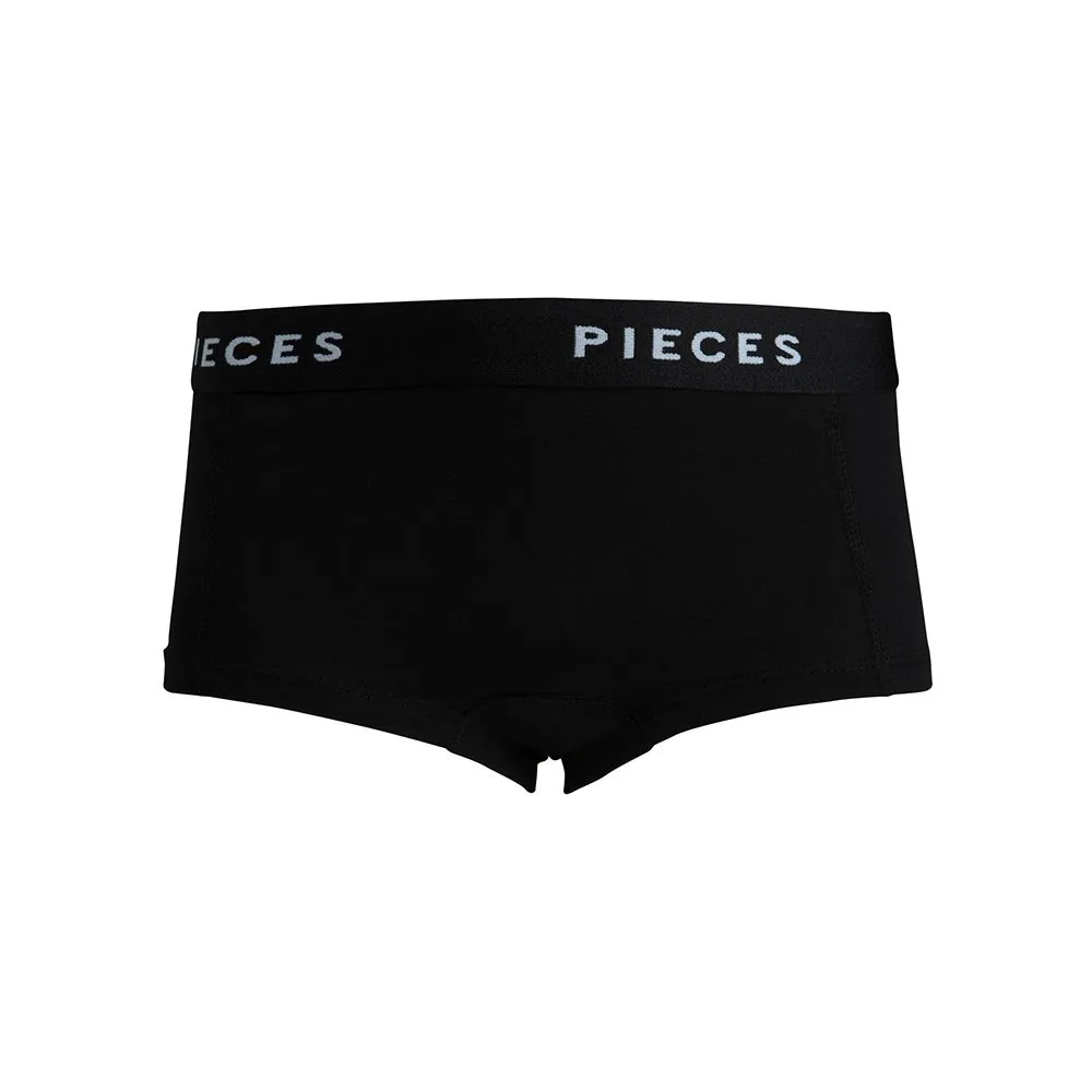 Трусы-боксеры Pieces Logo Solid, черный 
Трусы-боксеры Pieces Logo Solid, черный