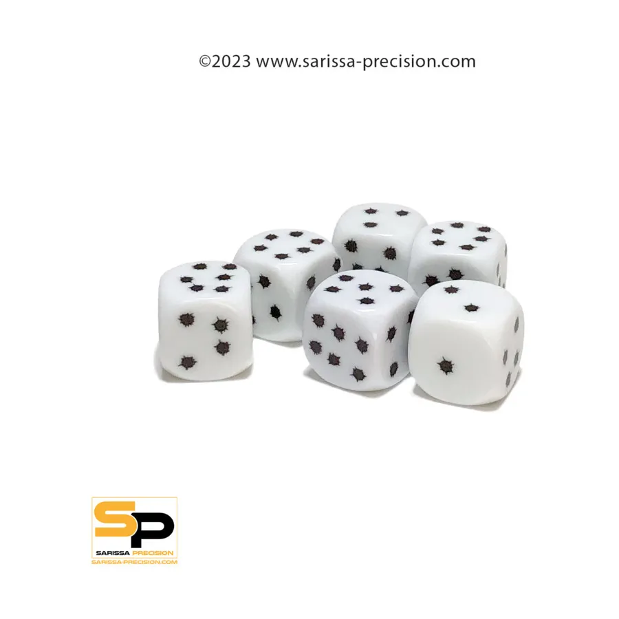 Набор кубиков «Пулевое отверстие d6» (6), Accessories (Sarissa Precision)
Набор кубиков «Пулевое отверстие d6» (6), Accessories (Sarissa Precision)