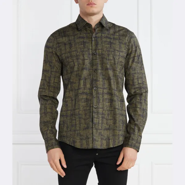 Эргономичная рубашка приталенного кроя Hugo, зеленый
Эргономичная рубашка приталенного кроя Hugo, зеленый