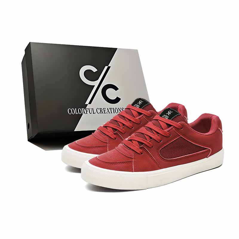 Мужские кроссовки для скейтбординга с низким верхом, амортизирующие, износостойкие, дышащие, противоскользящие Colorful Creations, Black
Мужские кроссовки для скейтбординга с низким верхом, амортизирующие, износостойкие, дышащие, противоскользящие Colorful Creations, Black