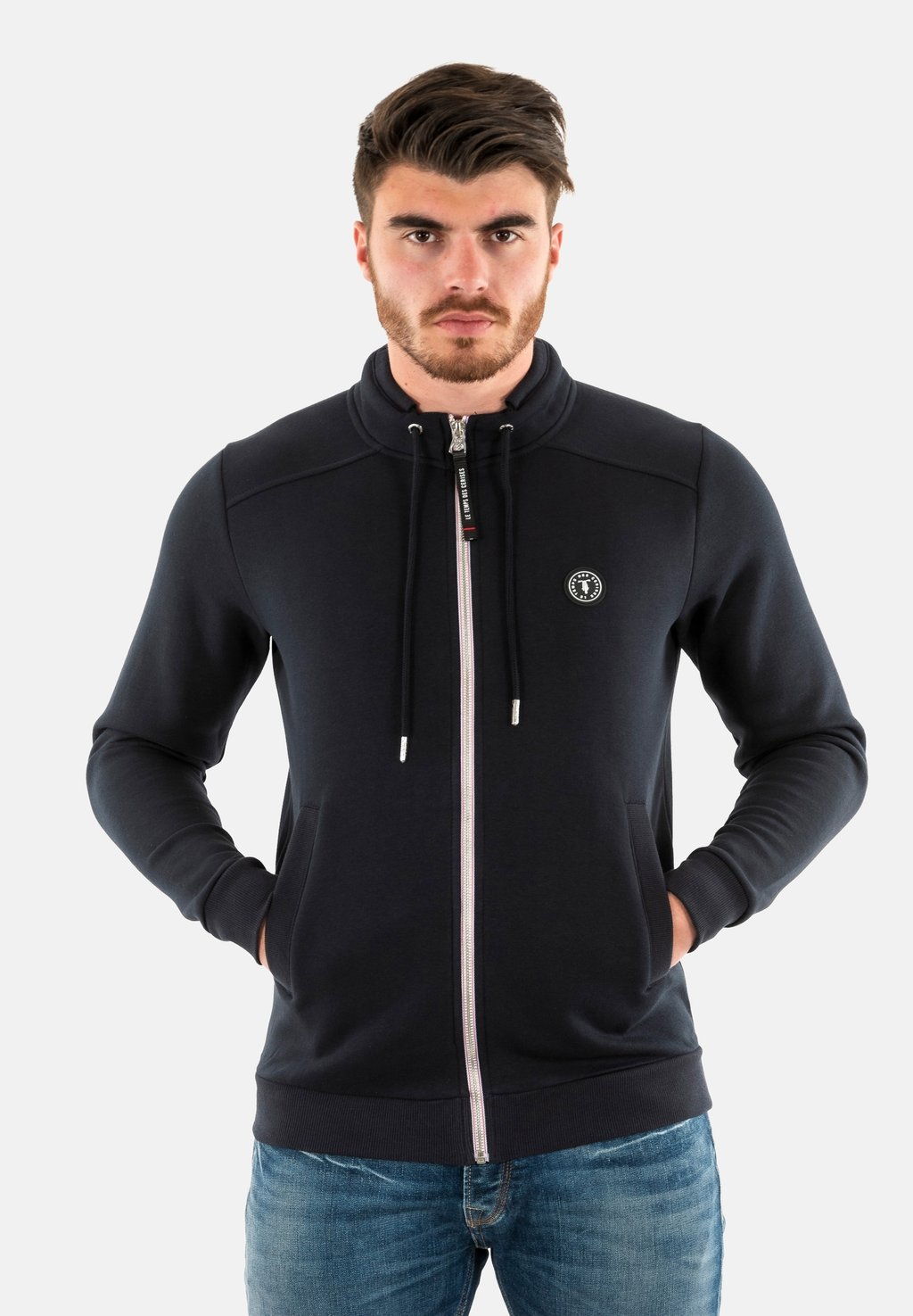 Толстовка на молнии Le Temps Des Cerises, темно-синий
Толстовка на молнии Le Temps Des Cerises, темно-синий