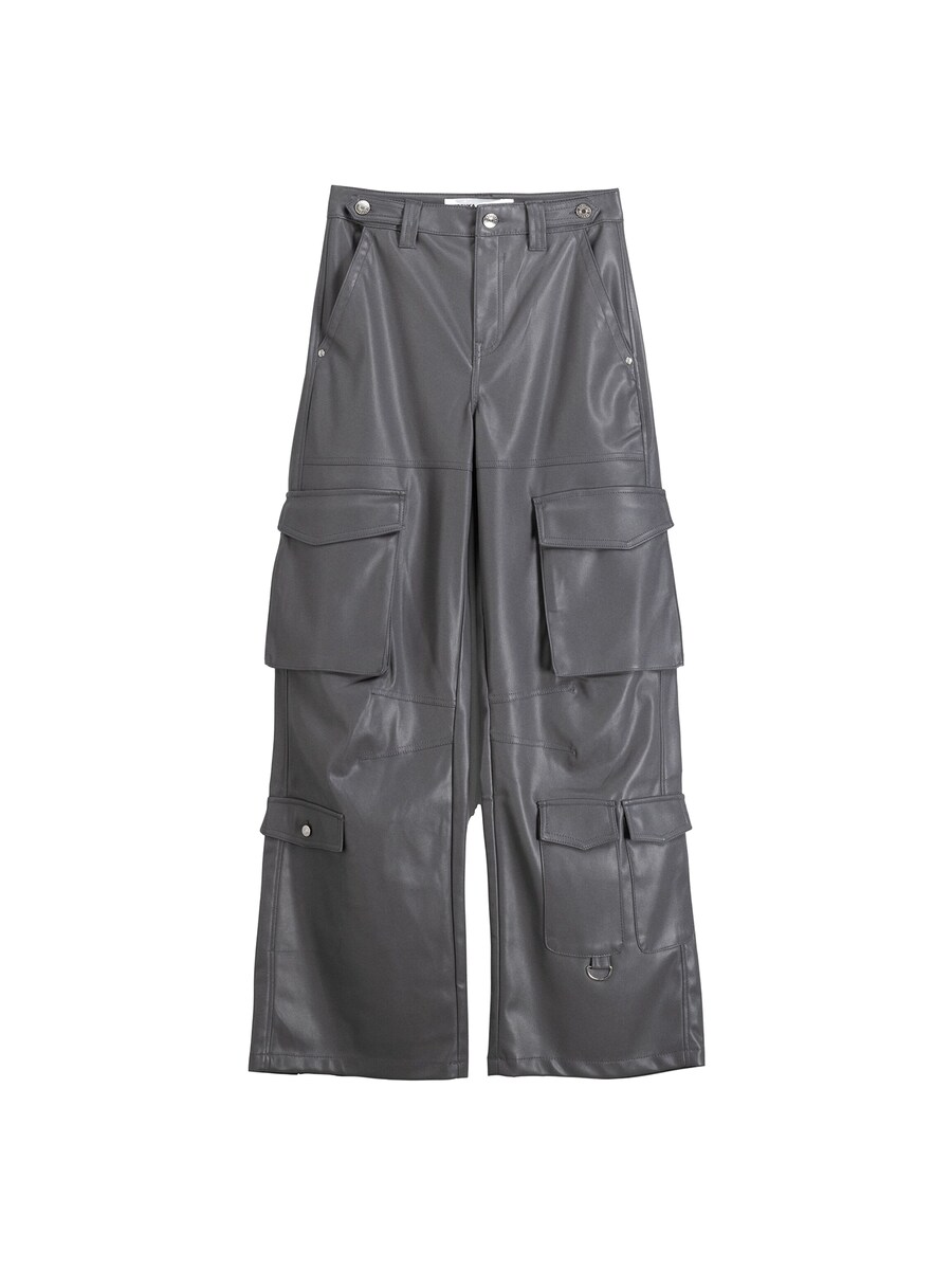 Брюки-карго свободного кроя Bershka, темно-серый
Брюки-карго свободного кроя Bershka, темно-серый