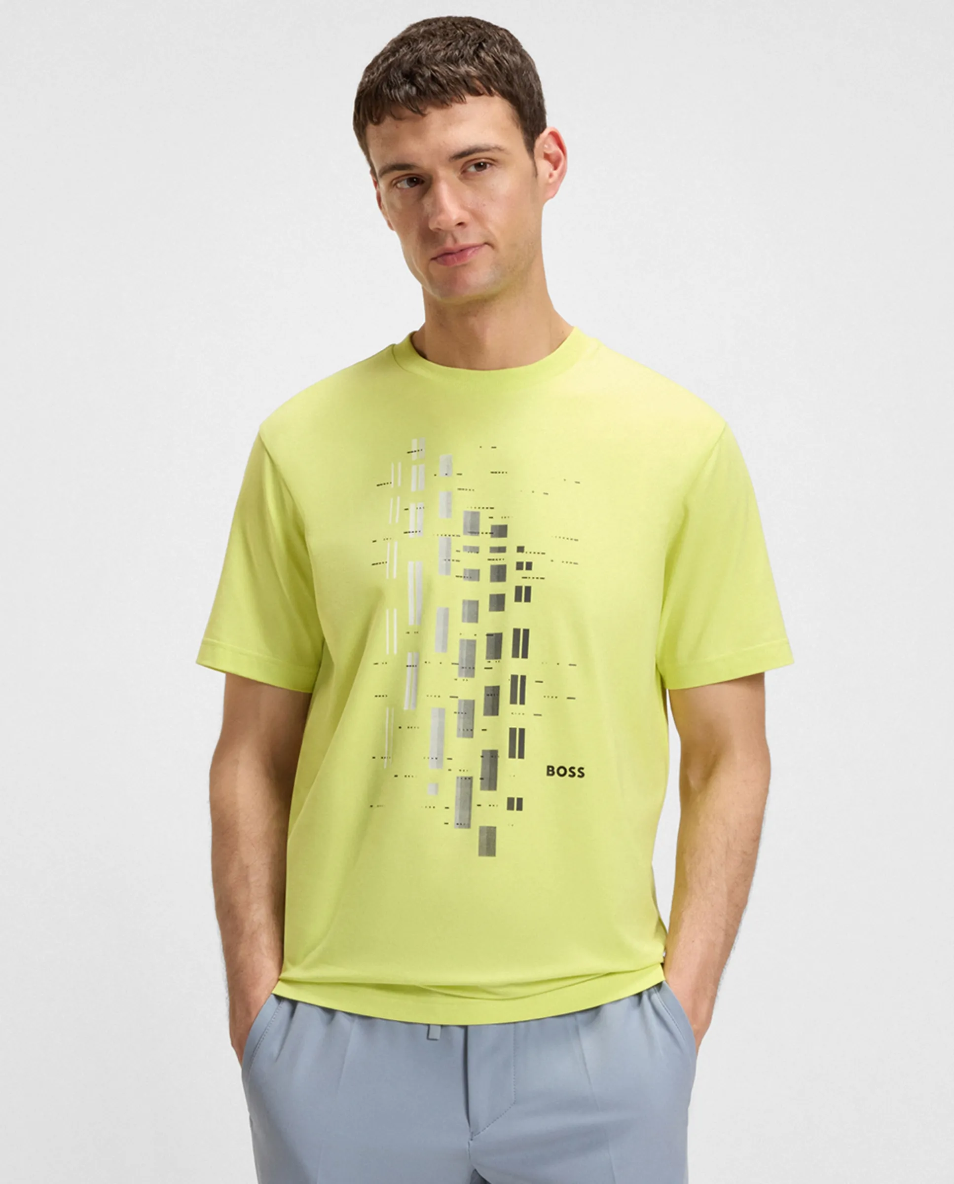 Футболка мужская с коротким рукавом больших размеров Boss, зеленый
Футболка мужская с коротким рукавом больших размеров Boss, зеленый