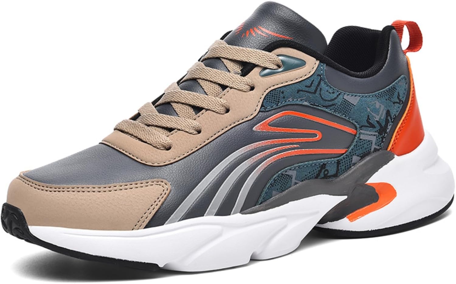 Стильные и модные мужские кроссовки на высокой массивной подошве большого размера, удобные и легкие, подходят для повседневной носки и тенниса - и других видов спорта Khwfjas, серый
Стильные и модные мужские кроссовки на высокой массивной подошве большого размера, удобные и легкие, подходят для повседневной носки и тенниса - и других видов спорта Khwfjas, серый