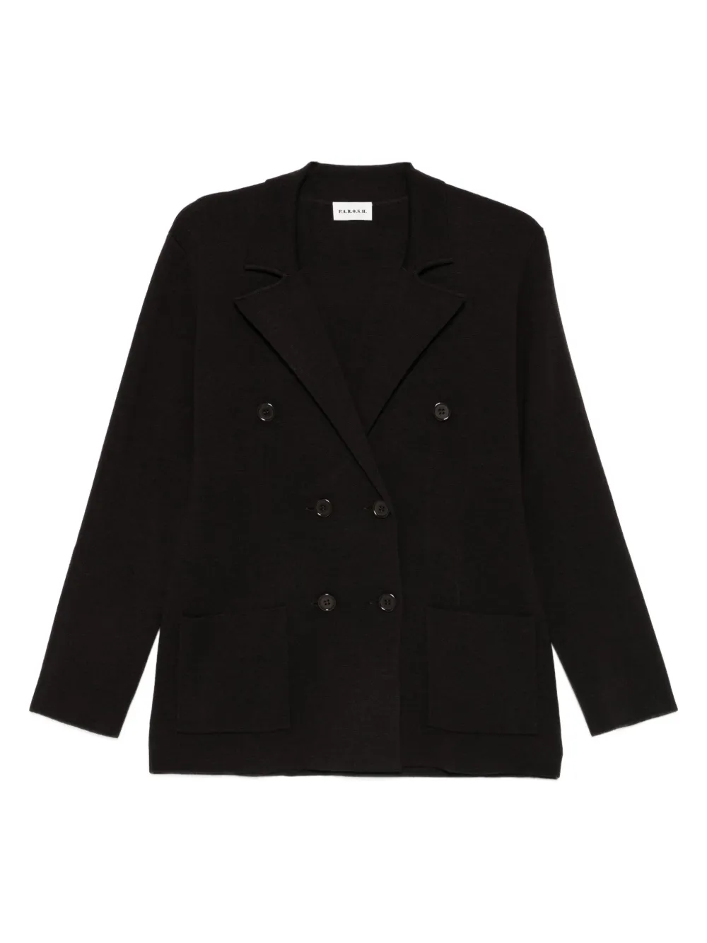 Двубортный блейзер P.A.R.O.S.H., коричневый 
Двубортный блейзер P.A.R.O.S.H., коричневый