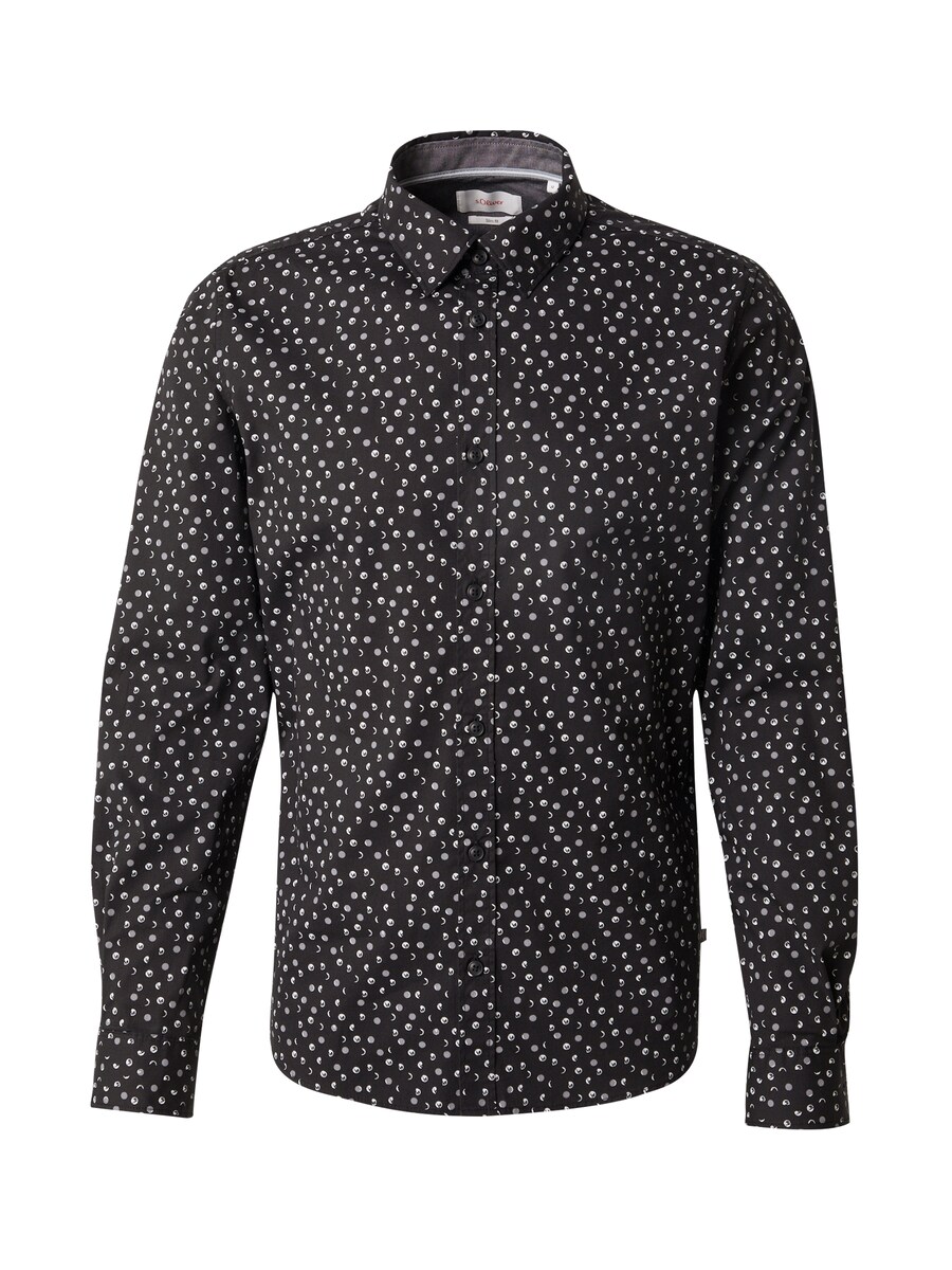 Рубашка Slim Fit на пуговицах s.Oliver, Black
Рубашка Slim Fit на пуговицах s.Oliver, Black