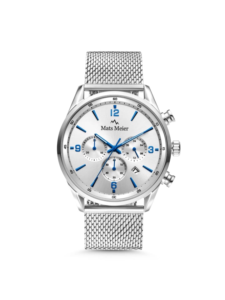 Mats Meier Кварцевые часы Grand Cornier в серебристом цвете
Mats Meier Кварцевые часы Grand Cornier в серебристом цвете