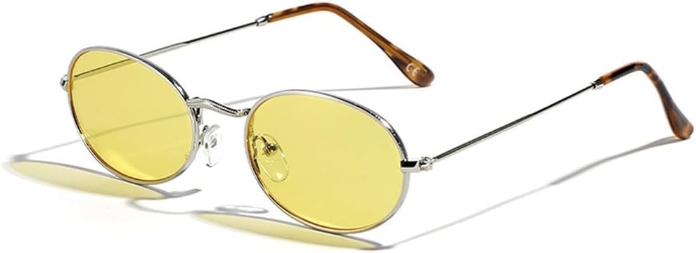 Классические ретро-очки в овальной металлической оправе для женщин, модные желто-фиолетовые, с защитой от УФ-излучения UV400, модные солнцезащитные очки для мужчин JWMSXYQR, Silver Yellow
Классические ретро-очки в овальной металлической оправе для женщин, модные желто-фиолетовые, с защитой от УФ-излучения UV400, модные солнцезащитные очки для мужчин JWMSXYQR, Silver Yellow