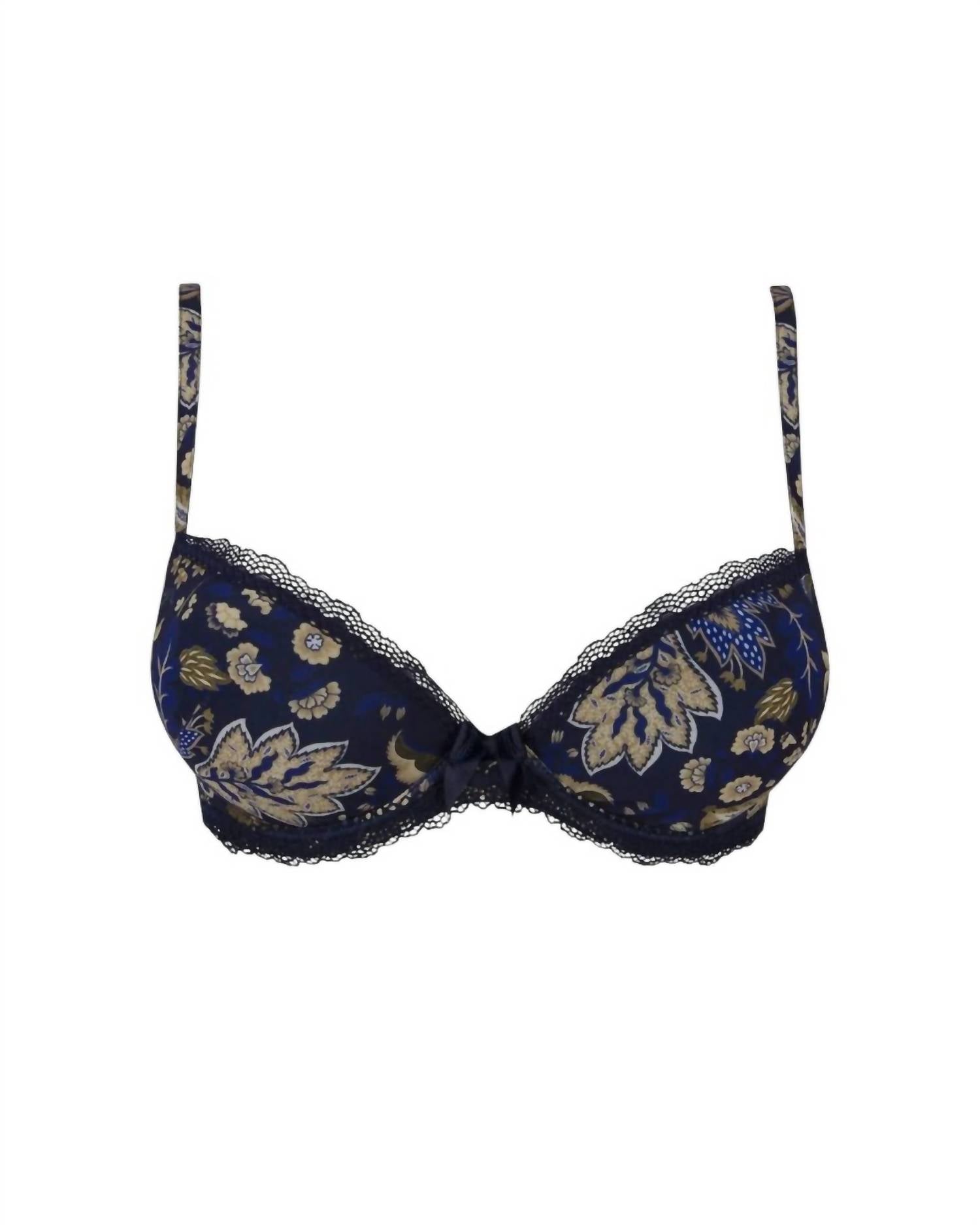 Женский бюстгальтер Magie Nature Padded Bra в цвете Navy/Tank Antigel Boudoir de Filles
Женский бюстгальтер Magie Nature Padded Bra в цвете Navy/Tank Antigel Boudoir de Filles
