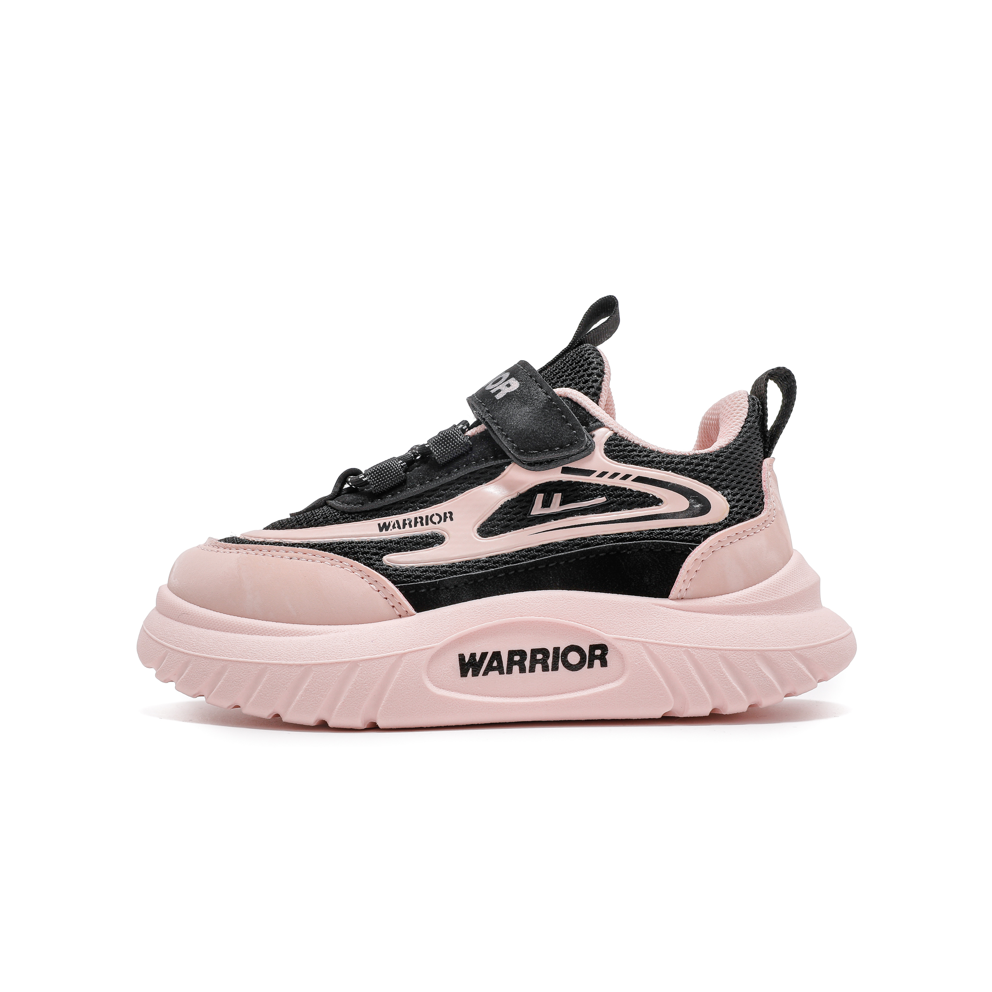 Противоскользящие, дышащие, легкие, амортизирующие повседневные кроссовки для детей WARRIOR, черный/розовый
Противоскользящие, дышащие, легкие, амортизирующие повседневные кроссовки для детей WARRIOR, черный/розовый