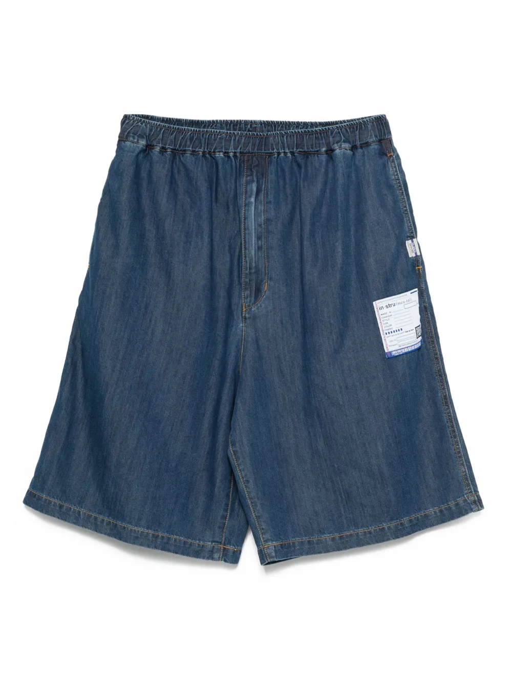 Шорты с эластичным поясом и карманом Maison Mihara Yasuhiro, синий
Шорты с эластичным поясом и карманом Maison Mihara Yasuhiro, синий