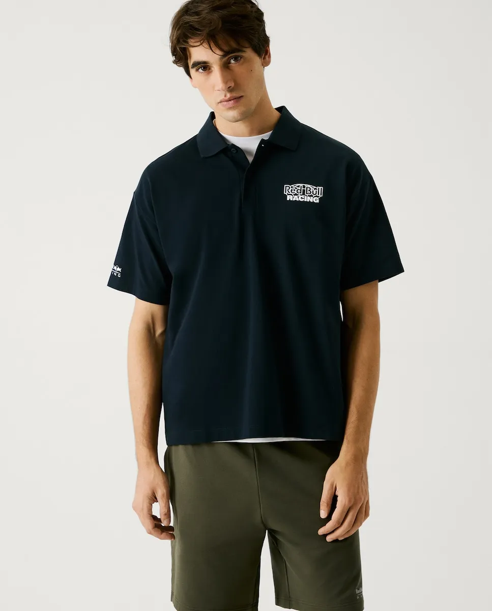 Мужское поло из пике с короткими рукавами и принтом на спине Pepe Jeans, тёмно-синий
Мужское поло из пике с короткими рукавами и принтом на спине Pepe Jeans, тёмно-синий