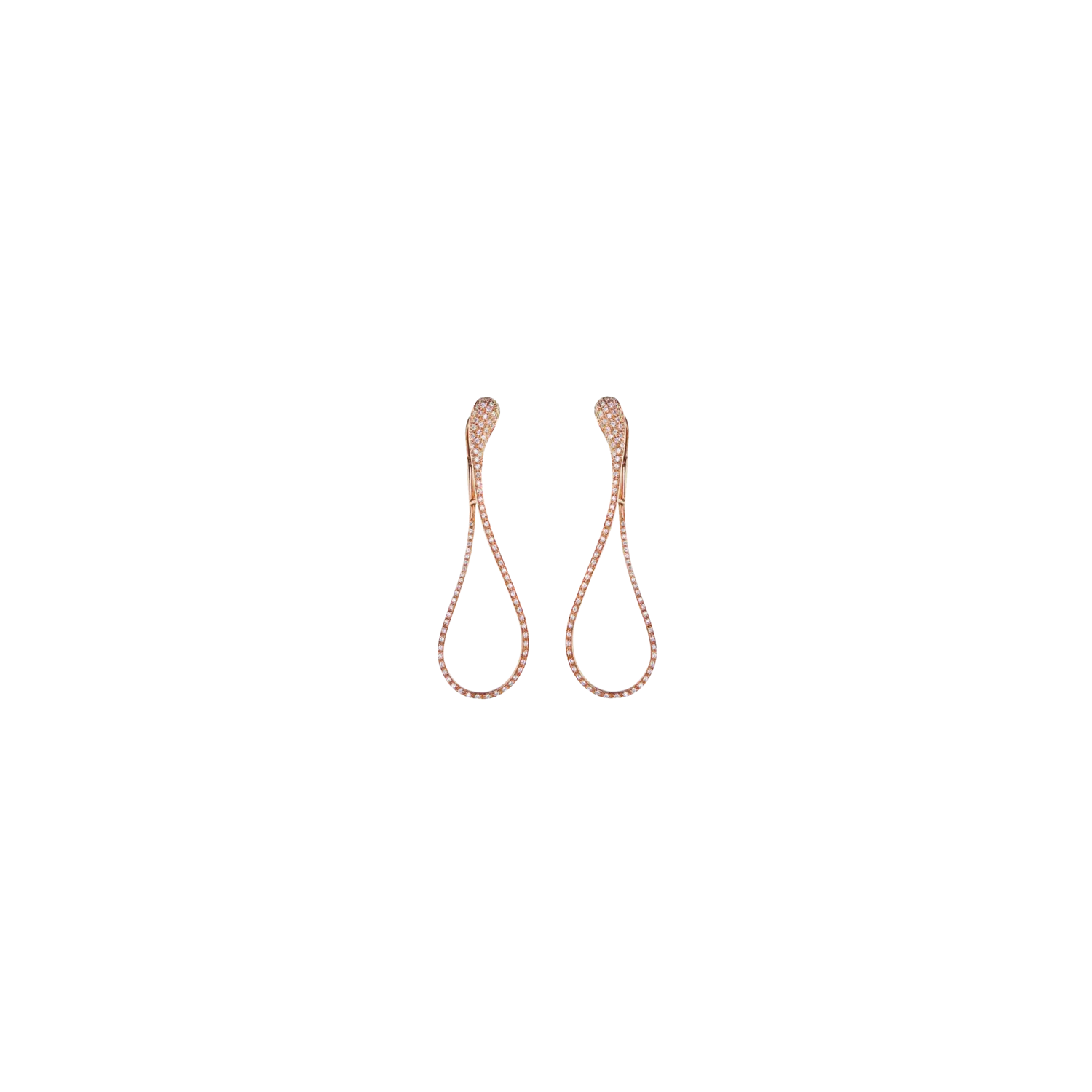 Серьги Dada Arrigoni Elkika из розового золота с бриллиантовым паве
Серьги Dada Arrigoni Elkika из розового золота с бриллиантовым паве