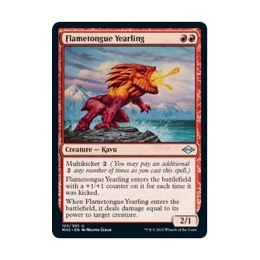 CCG Годовалый язык пламени (U), MTG - Modern Horizons 2
CCG Годовалый язык пламени (U), MTG - Modern Horizons 2
