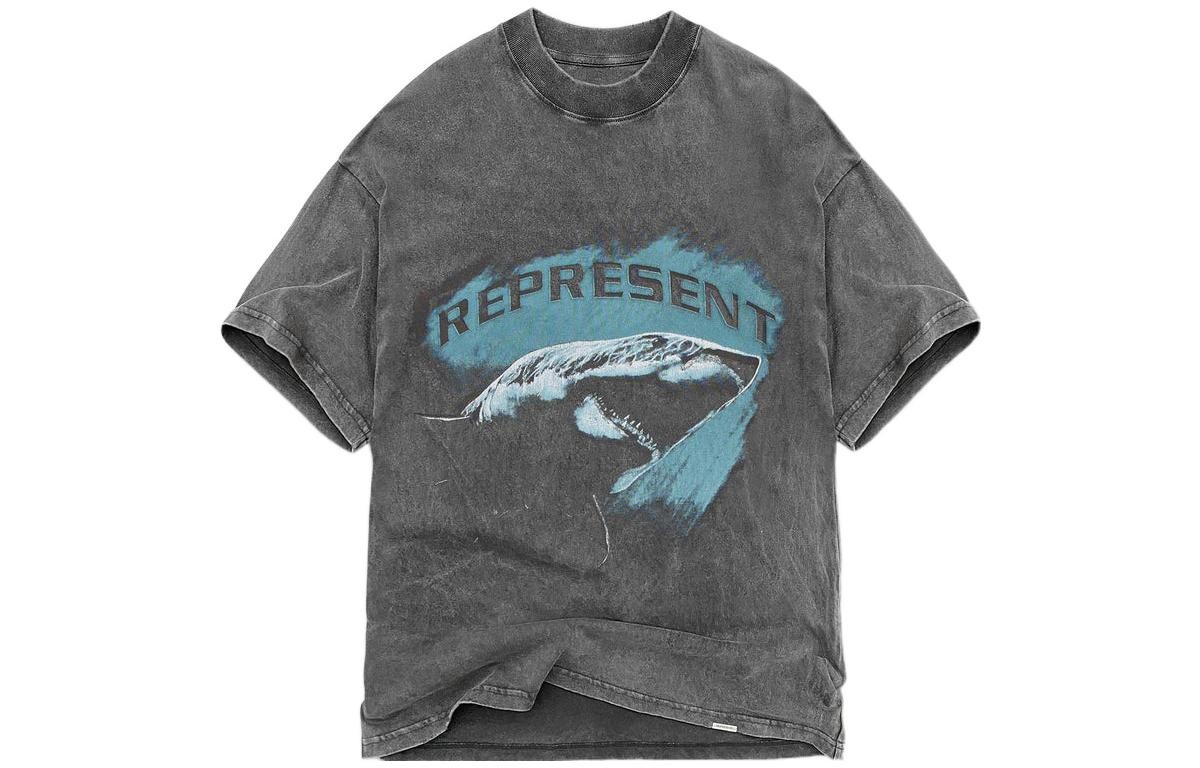 Футболка с акулой Represent, серый
Футболка с акулой Represent, серый