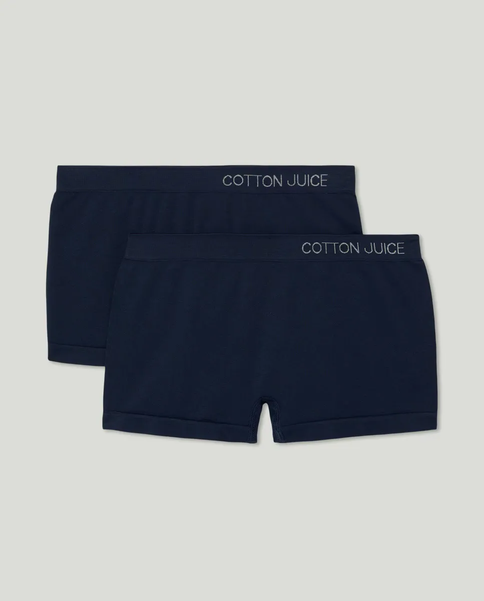 2 упаковки бесшовных женских трусиков Cotton Juice, темно-синий
2 упаковки бесшовных женских трусиков Cotton Juice, темно-синий