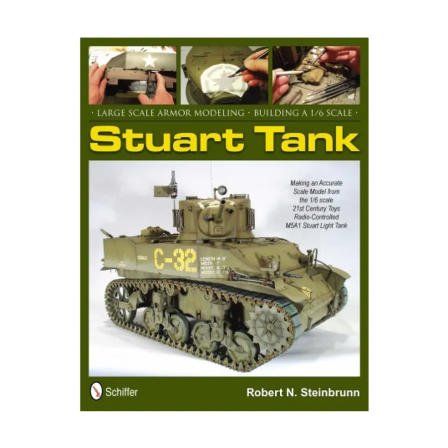 Крупномасштабное моделирование брони — сборка танка Стюарт в масштабе 1/6, Hobby Books (Schiffer Publishing)
Крупномасштабное моделирование брони — сборка танка Стюарт в масштабе 1/6, Hobby Books (Schiffer Publishing)