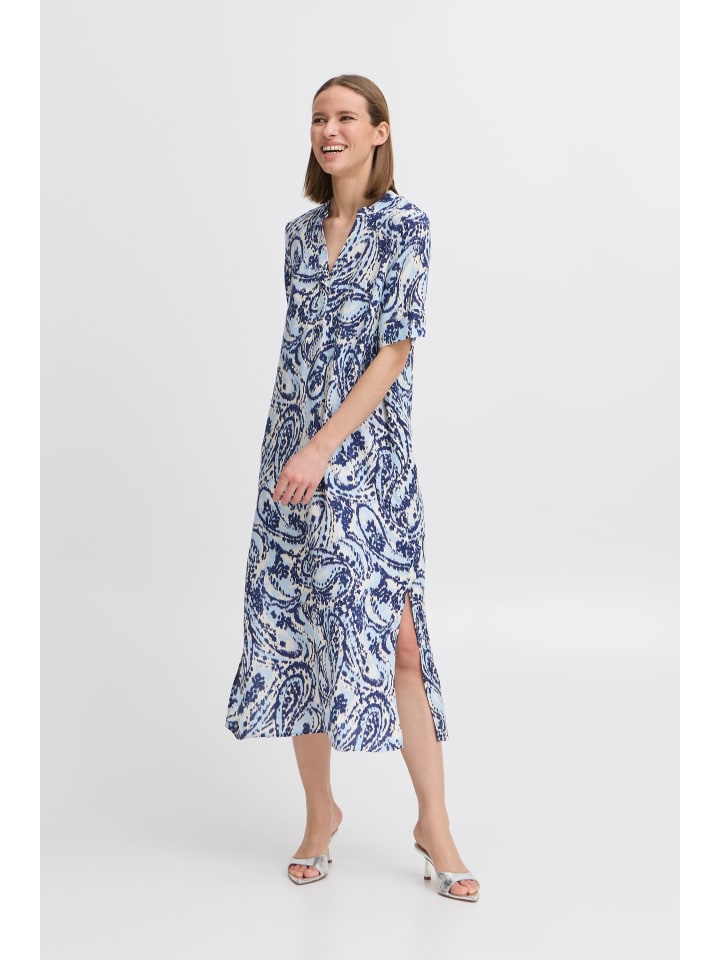 Платье BYMMJOELLA свободного кроя в синем пейсли b. young
Платье BYMMJOELLA свободного кроя в синем пейсли b. young
