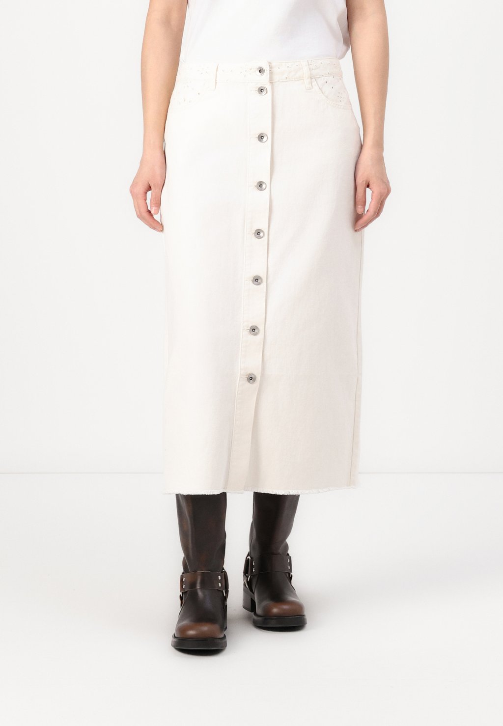 Джинсовая юбка ONLELSA MIDI SKIRT ONLY, молочный
Джинсовая юбка ONLELSA MIDI SKIRT ONLY, молочный