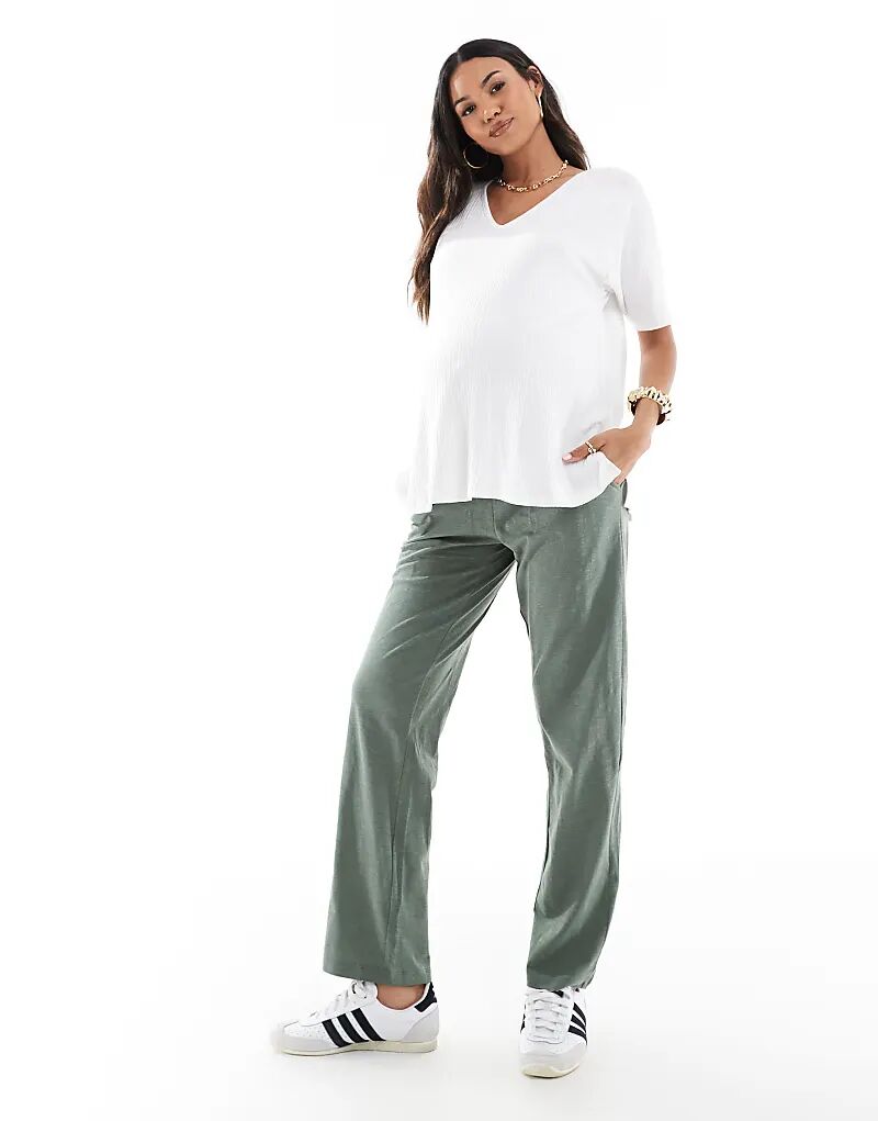 Mamalicious Maternity под грудью легкие летние широкие брюки цвета хаки Mama.licious
Mamalicious Maternity под грудью легкие летние широкие брюки цвета хаки Mama.licious
