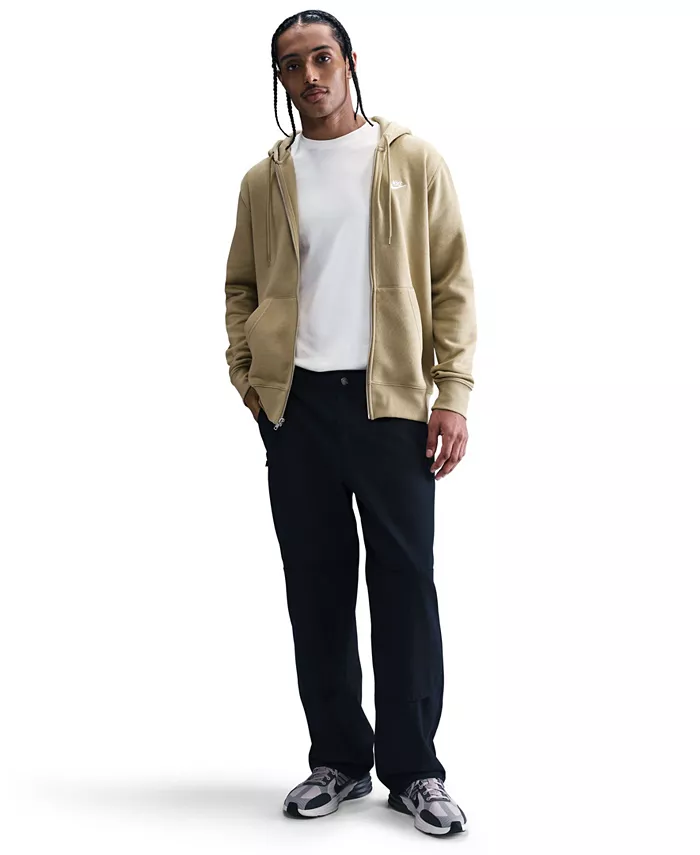 Мужская флисовая толстовка с капюшоном на молнии Nike, коричневый/бежевый
Мужская флисовая толстовка с капюшоном на молнии Nike, коричневый/бежевый