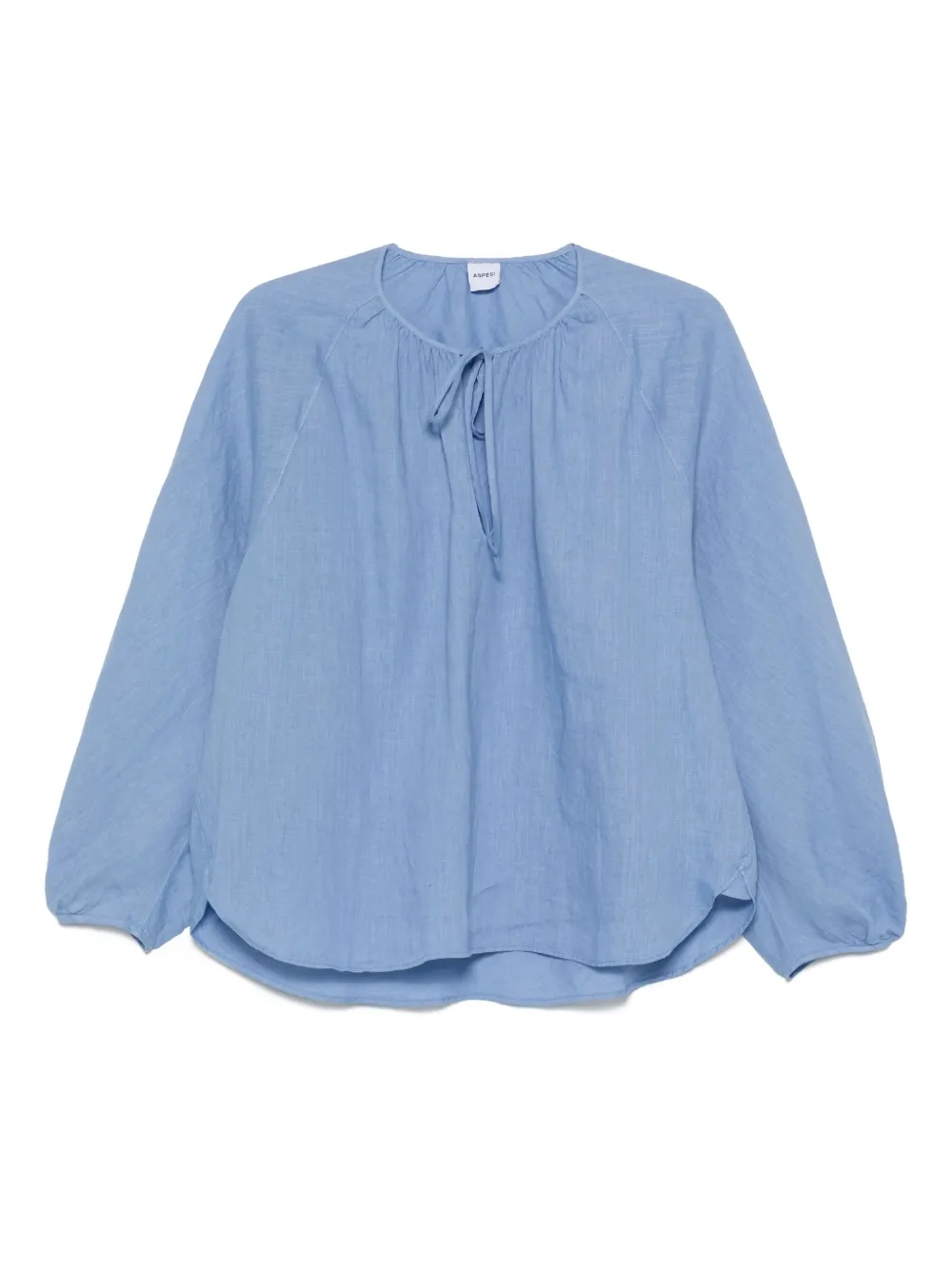 Льняная блузка ASPESI, синий 
Льняная блузка ASPESI, синий
