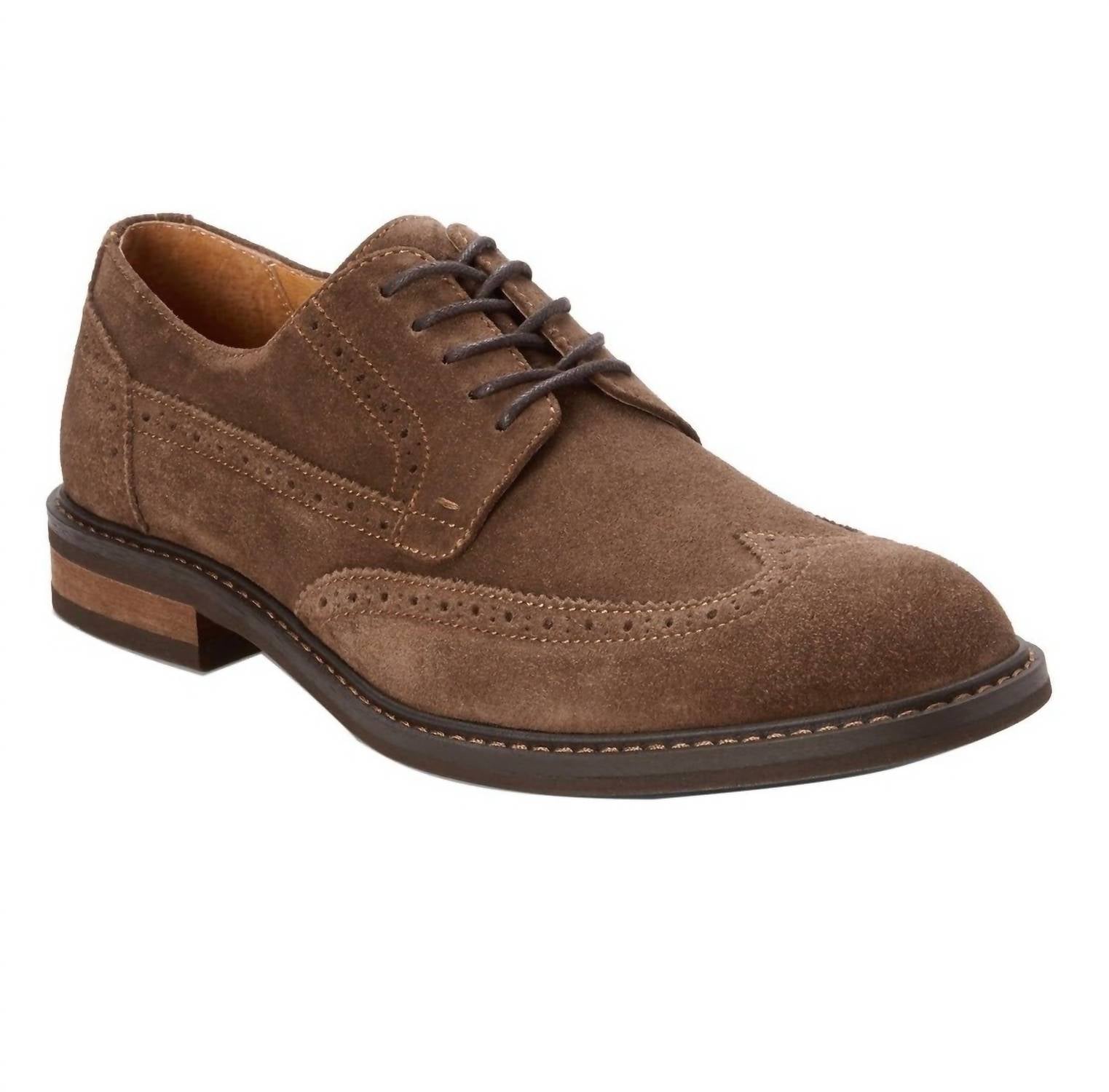 Мужские туфли Bowery Bruno Oxford темно-коричневого цвета Vionic 
Мужские туфли Bowery Bruno Oxford темно-коричневого цвета Vionic