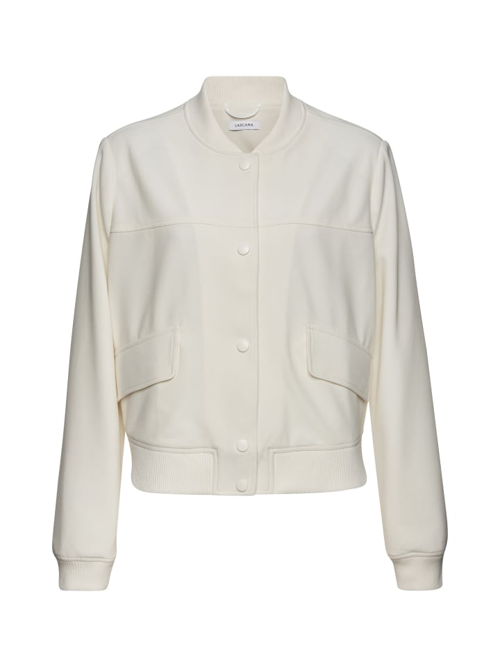 Куртка-бомбер кремового цвета LASCANA
Куртка-бомбер кремового цвета LASCANA