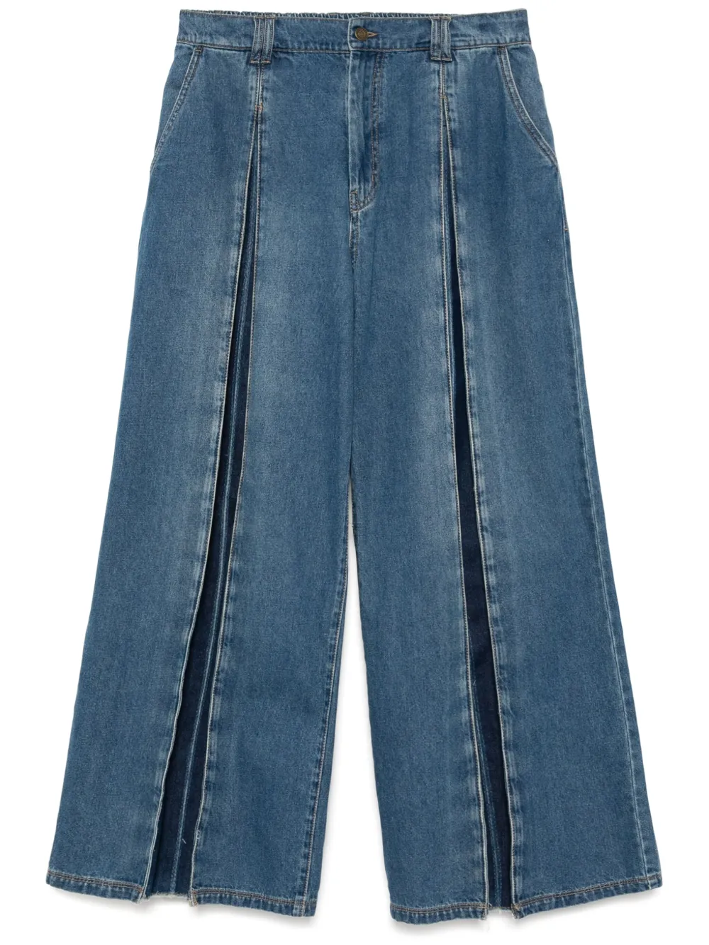 Джинсы свободного кроя со складками SONGZIO, синий
Джинсы свободного кроя со складками SONGZIO, синий