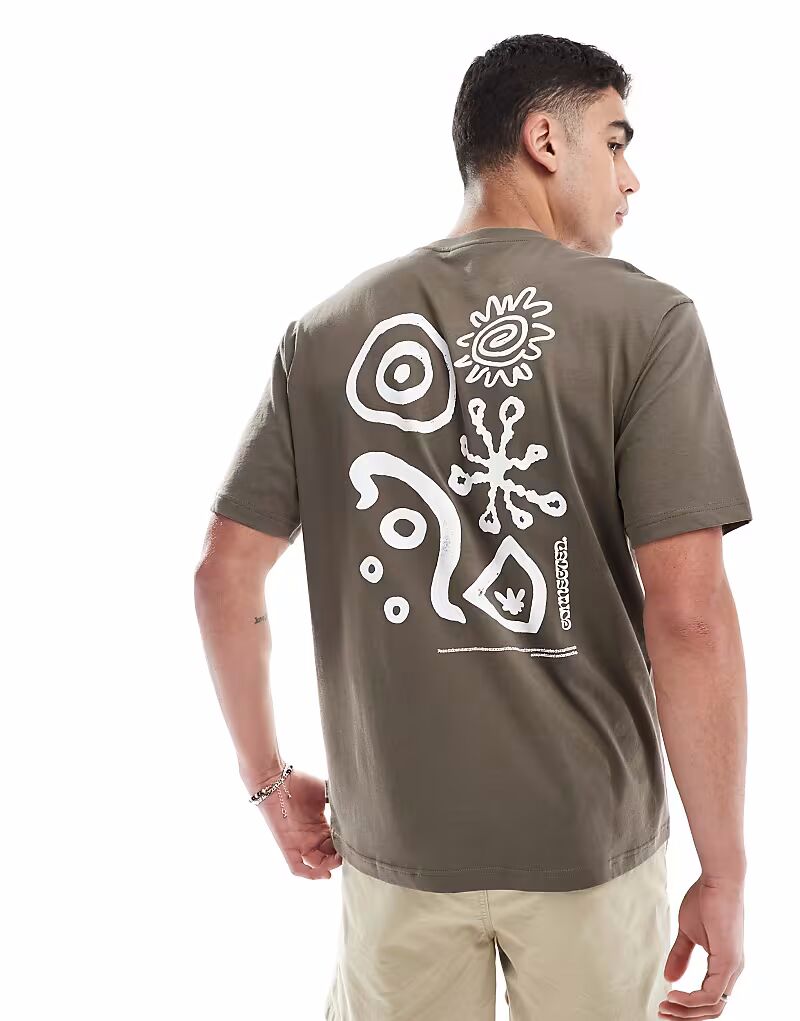 Футболка ONLY & SONS свободного кроя с принтом на спине в старинном стиле коричневого цвета
Футболка ONLY & SONS свободного кроя с принтом на спине в старинном стиле коричневого цвета