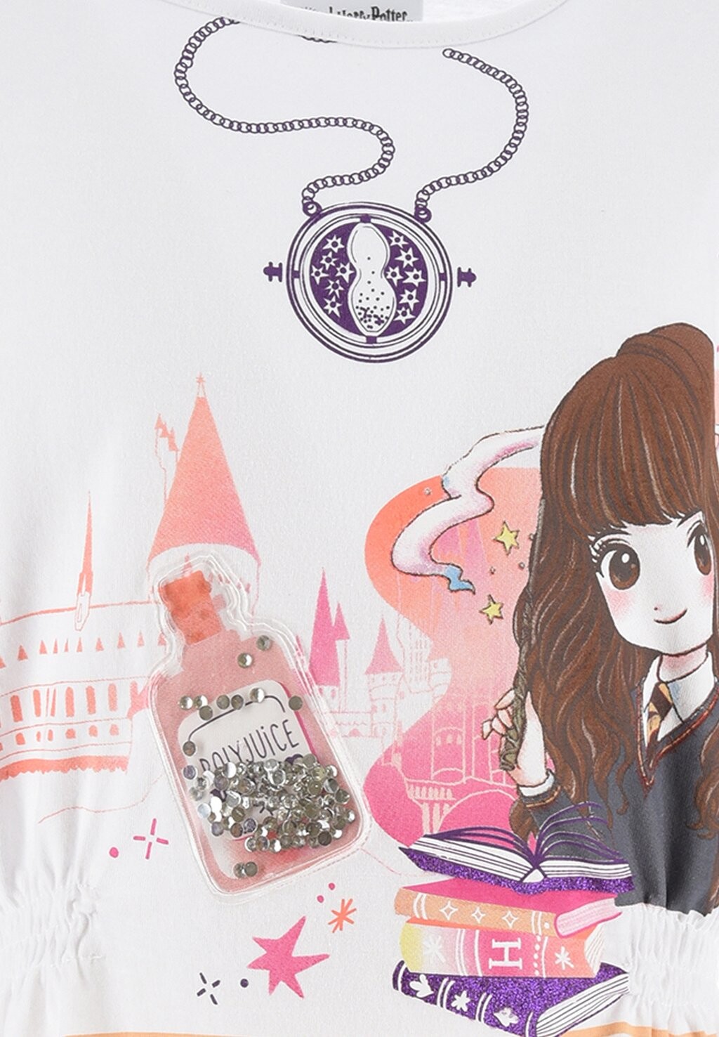 Повседневное платье SOMMER-HERMINE Harry Potter, белый 
Повседневное платье SOMMER-HERMINE Harry Potter, белый