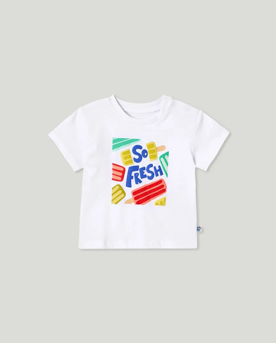 Baby boy футболка с коротким рукавом с графическим рисунком Baby El Corte Inglés, кремово-белый
Baby boy футболка с коротким рукавом с графическим рисунком Baby El Corte Inglés, кремово-белый