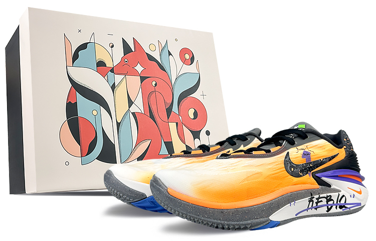 Nike Эйр Зум Джи Ти Кат 2 Амортизирующие нескользящие баскетбольные кроссовки низкие унисекс фиолетово-оранжевые белые, цвет White
Nike Эйр Зум Джи Ти Кат 2 Амортизирующие нескользящие баскетбольные кроссовки низкие унисекс фиолетово-оранжевые белые, цвет White