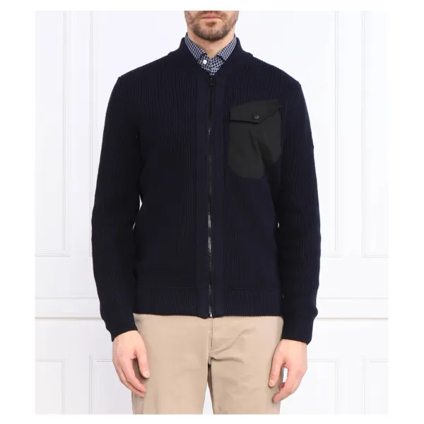 Kotron куртка классического кроя с добавлением шерсти Boss, синий
Kotron куртка классического кроя с добавлением шерсти Boss, синий