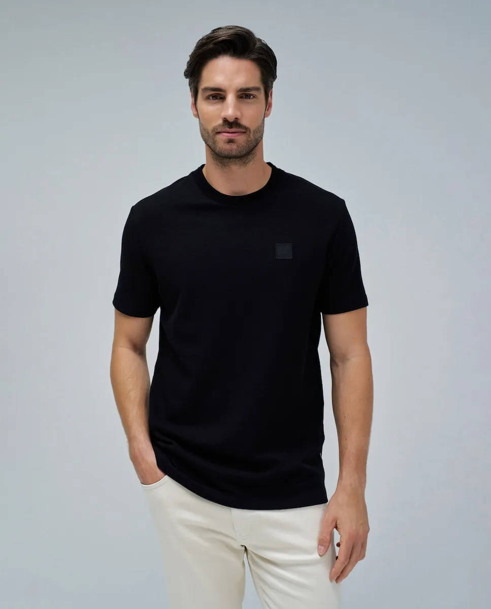 Мужская футболка с текстурой Salsa Jeans, черный
Мужская футболка с текстурой Salsa Jeans, черный