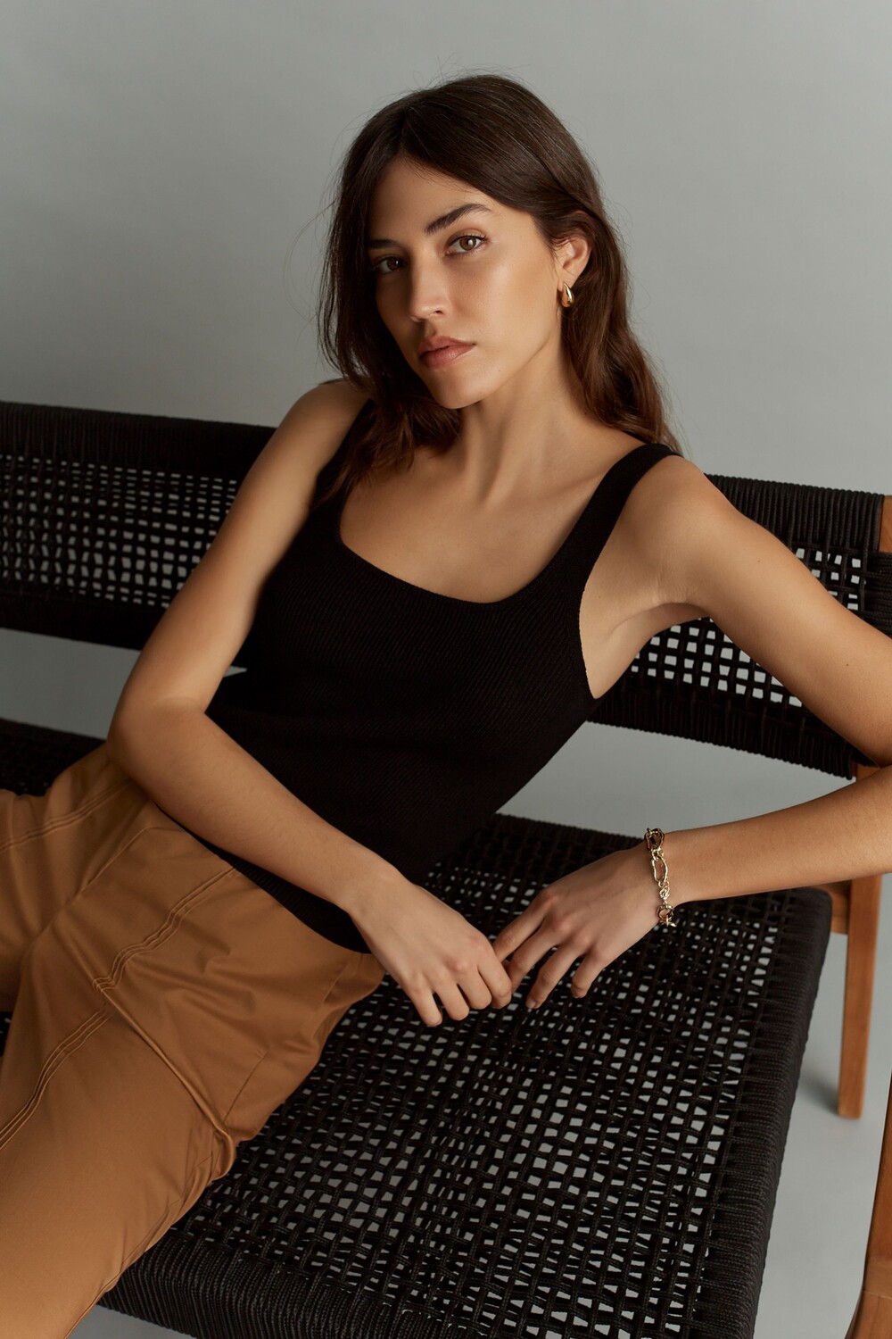 Льняной жилет с квадратным вырезом Next, черный
Льняной жилет с квадратным вырезом Next, черный