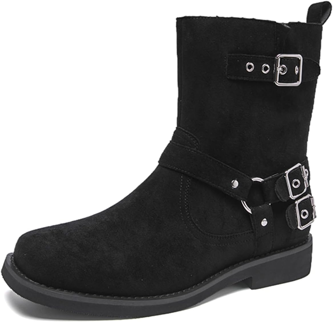 Мужские ботинки Челси средней длины из замшевой кожи, с пряжкой, низкий каблук, легкие, мягкие, удобные, легко надеваются, байкерский стиль, комфортные ботинки для вечеринок, свадеб Psieicwm, черный
Мужские ботинки Челси средней длины из замшевой кожи, с пряжкой, низкий каблук, легкие, мягкие, удобные, легко надеваются, байкерский стиль, комфортные ботинки для вечеринок, свадеб Psieicwm, черный