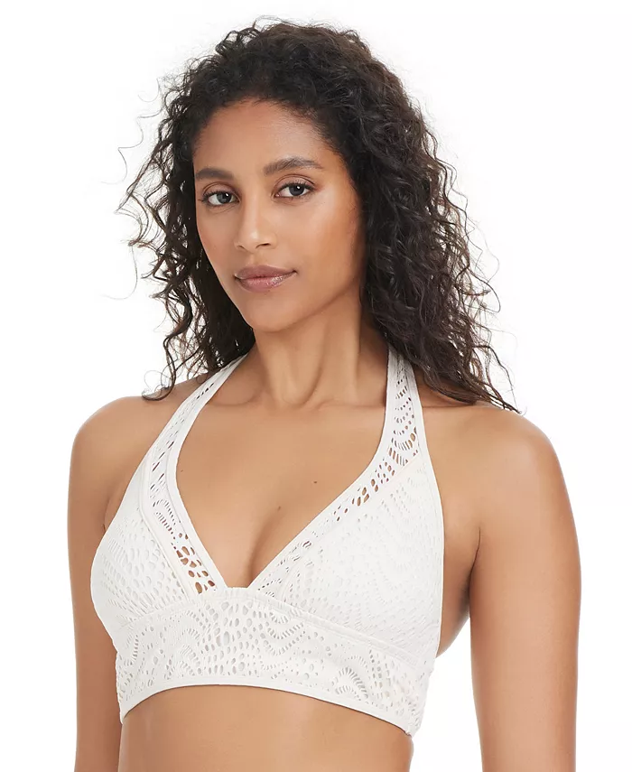 Женский бикини-топ с длинными рукавами и бретельками через шею, связанный крючком Bar III, коричневый/бежевый
Женский бикини-топ с длинными рукавами и бретельками через шею, связанный крючком Bar III, коричневый/бежевый