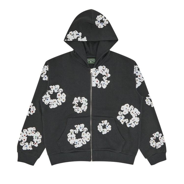 Худи Denim Tears Rhinestone Wreath Zip Hoodie, цвет Vintage Black
Худи Denim Tears Rhinestone Wreath Zip Hoodie, цвет Vintage Black