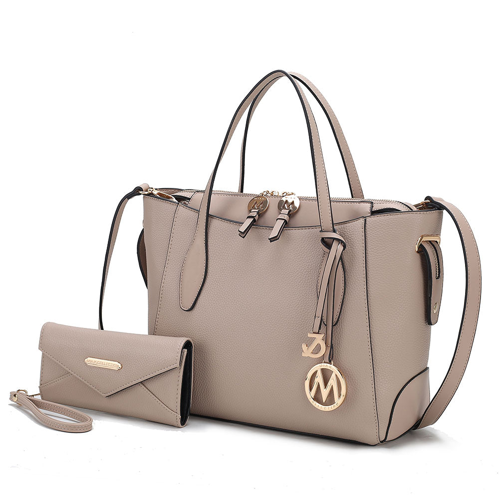 Женская сумка-тоут Bruna с кошельком в комплекте от Mia K MKF Collection By Mia K., серо-коричневый
Женская сумка-тоут Bruna с кошельком в комплекте от Mia K MKF Collection By Mia K., серо-коричневый